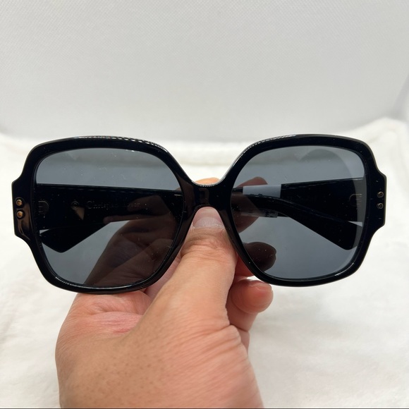 Dior Sunglasses New Authentic Classic Black Square Sunglasses - Picture 5 of 8